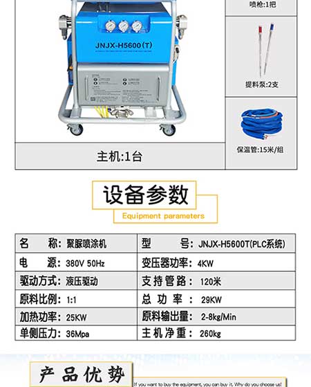 H5600(T)PLC編程聚氨酯噴涂設(shè)備 -3